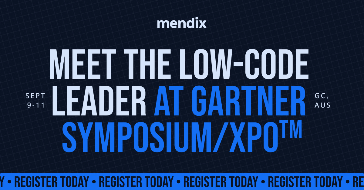 Gartner Symposium Australia 2024 Mendix
